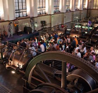 Members of the public at Museum Night