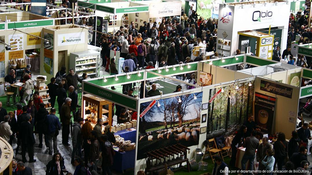 Puestos de la feria BioCultura Barcelona