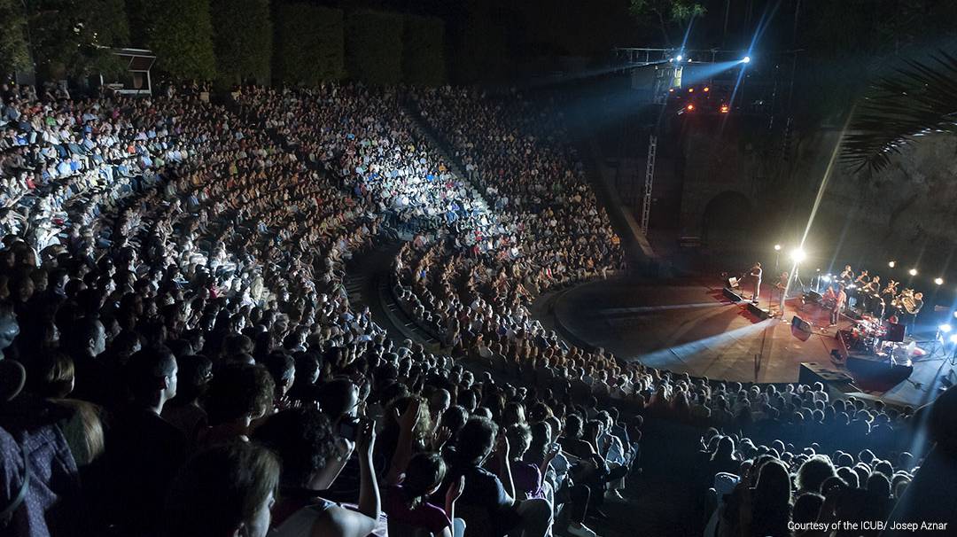 The Grec Theatre stage