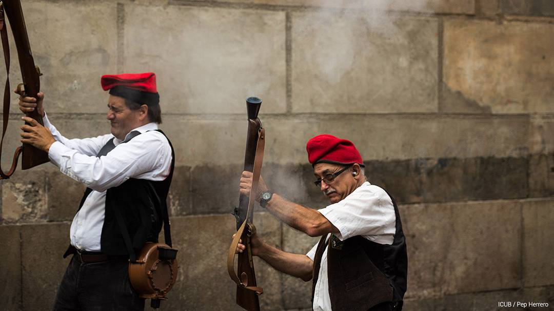 Trabucaires a la Festa Major de Sant Andreu