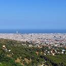 Vista de Barcelona des de Vallvidrera