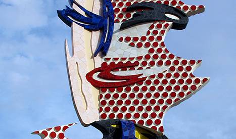 Le visage de Barcelone, de Roy Lichtenstein
